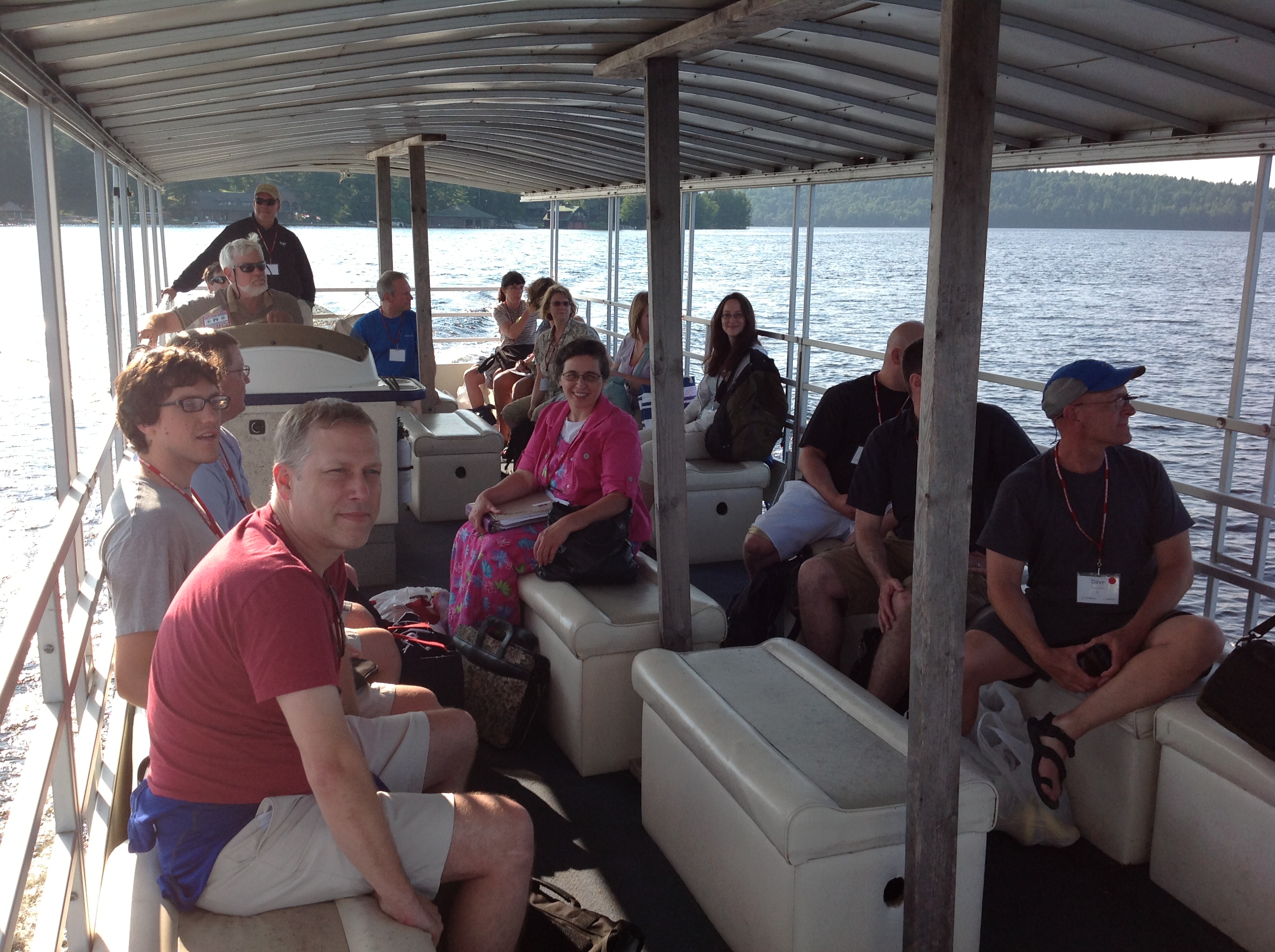 boat to Camp Huntington